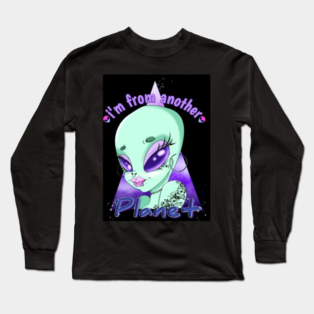 I'm from another planet Long Sleeve T-Shirt by YaR Comics